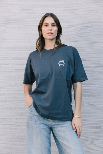 THE OG - cream on grey