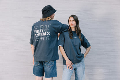 THE HOLY SNAIL - shimmer on grey