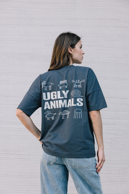 THE HOLY SNAIL - shimmer on grey