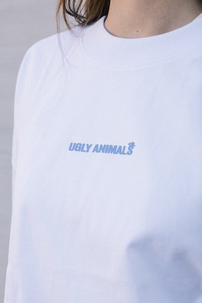 THE HOLY SNAIL - babyblue on white